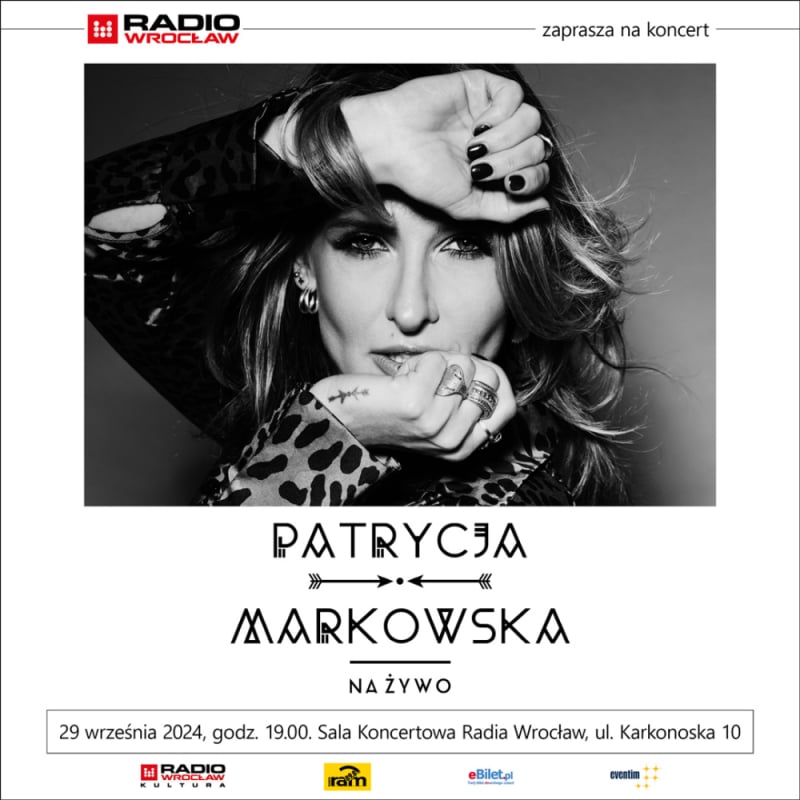 Patrycja Markowska wystąpi w Sali Koncertowej Radia Wrocław - fot. materiały prasowe